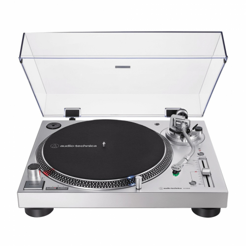 Audio Technica AT-LP120XUSB vinylspelare med RIAA-steg och USB, silver i gruppen Vinyl / Vinylspelare hos Ljudfokus.se (292ATLP120XUSBS)