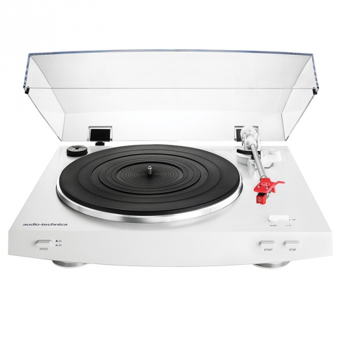 Audio Technica AT-LP3 vinylspelare med AT91-pickup, vit i gruppen Vinyl / Vinylspelare hos Ljudfokus.se (292ATLP3W)