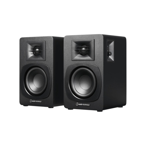 Audio Technica AT-SP3X aktiva stereohögtalare, svart par i gruppen Högtalare / Aktiva stereohögtalare hos Ljudfokus (292ATSP3XB)