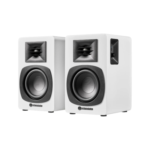 Audio Technica AT-SP3X aktiva stereohögtalare, vitt par i gruppen Högtalare / Aktiva stereohögtalare hos Ljudfokus (292ATSP3XW)