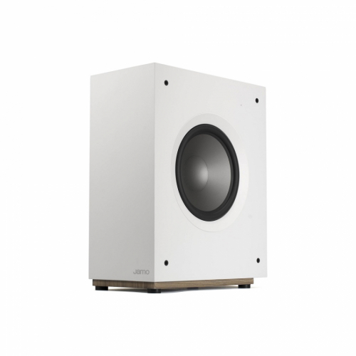Jamo Studio-8 S810 SUB, aktiv subwoofer vit (sista exet) i gruppen Hgtalare / Subwoofers hos Ljudfokus.se (295S810WH)
