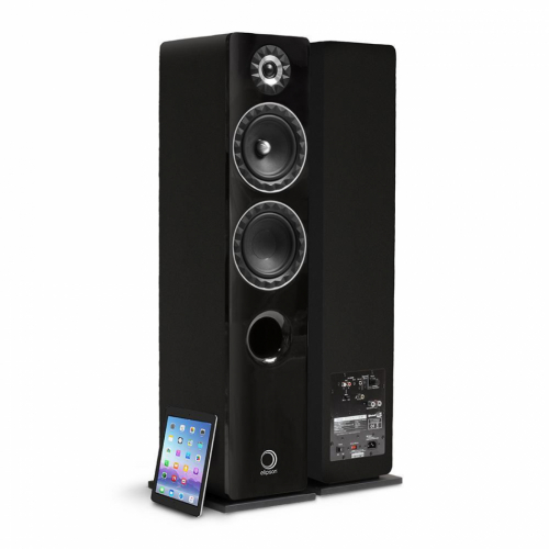 Elipson Prestige Facet 14F BT HD aktiva golvhgtalare, svart par i gruppen Hgtalare / Aktiva stereohgtalare hos Ljudfokus.se (300ELIPF14BTB)