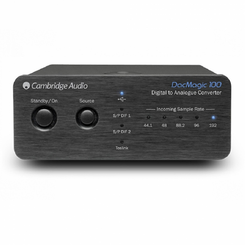 Cambridge Audio DacMagic 100, svart i gruppen Mediaspelare / DAC - D/A-omvandlare hos Ljudfokus.se (302C10501)