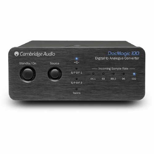 Cambridge Audio DacMagic 100, svart i gruppen Mediaspelare / DAC hos Ljudfokus.se (302C10501)