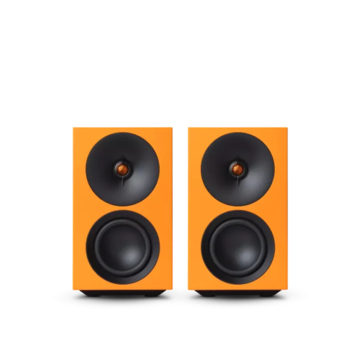 Cambridge Audio L/R S aktiva stereohögtalare med Bluetooth & DAC, orange par i gruppen Högtalare / Aktiva stereohögtalare hos Ljudfokus.se (302C11344)