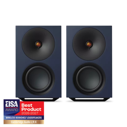 Cambridge Audio L/R X aktiva stereohögtalare med nätverk & HDMI eARC, blått par i gruppen Högtalare / Aktiva stereohögtalare hos Ljudfokus (302C11358)