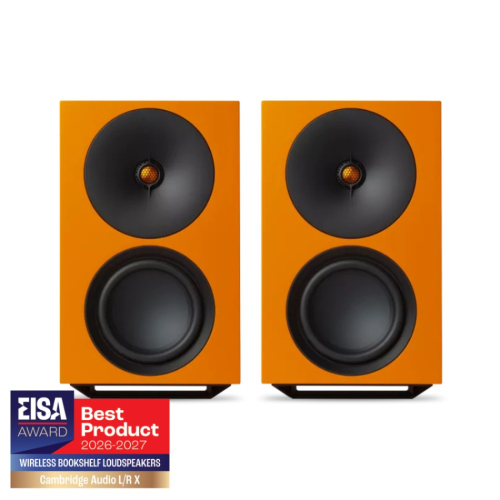 Cambridge Audio L/R X aktiva stereohögtalare med nätverk & HDMI eARC, orange par i gruppen Högtalare / Aktiva stereohögtalare hos Ljudfokus (302C11475)