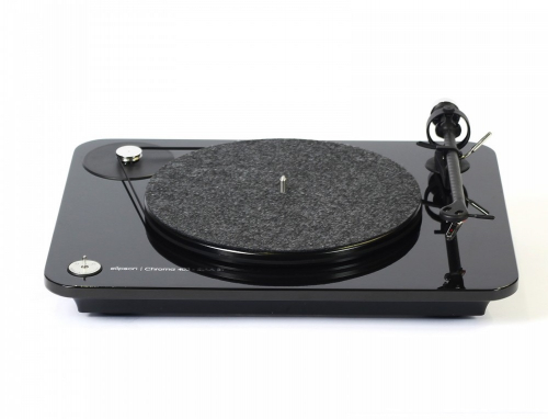 Elipson Chroma 400 vinylspelare med RIAA-steg & Bluetooth, pianosvart i gruppen Vinyl / Vinylspelare hos Ljudfokus.se (303C400RIAABTBK)
