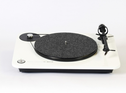 Elipson Chroma 400 vinylspelare med RIAA-steg & Bluetooth, pianovit i gruppen Vinyl / Vinylspelare hos Ljudfokus.se (303C400RIAABTWH)