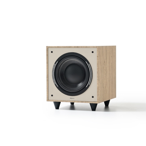 Elipson Horus 8S Light Wood/Beige, aktiv subwoofer i gruppen Högtalare / Subwoofers hos Ljudfokus.se (303ELIHOR8SLWB)
