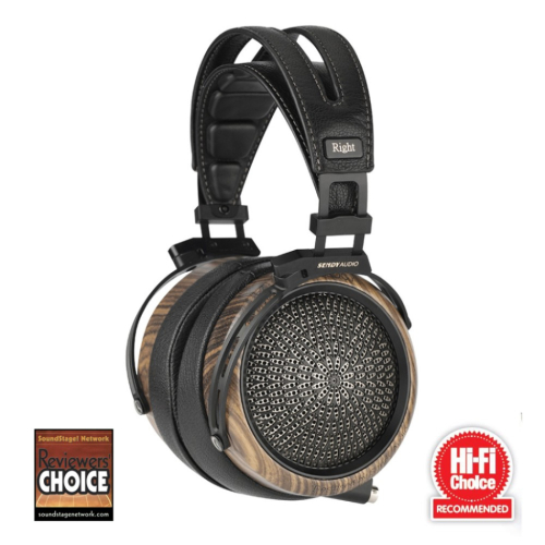 Sendy Audio Peacock High End-klassad over-ear hörlur, svart i gruppen Hörlurar / Hörlurar med sladd hos Ljudfokus.se (311PEACOCKBLK)