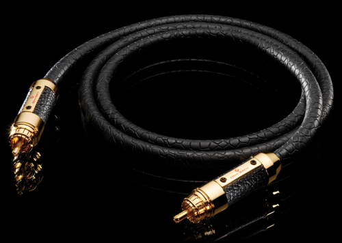 Oehlbach XXL Black Connection Digital Coaxial S/PDIF RCA ljudkabel, 0.5 meter i gruppen Kablar / Digitala ljudkablar hos Ljudfokus.se (32013825)