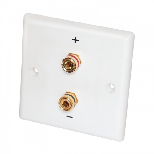 Dynavox Speaker Wallplate Mono, vit i gruppen Multiroom & Installation / Installation Tillbehr hos Ljudfokus.se (320206437)