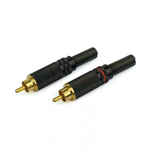 Dynavox N-207356 RCA-kontakter, 2-pack i gruppen Kablar / Kontakter & Adapterpluggar hos Ljudfokus.se (320207356)