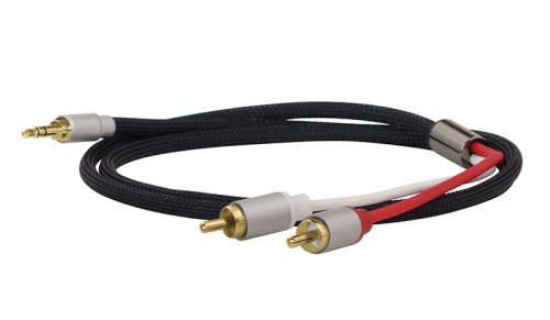 Dynavox Stereo Audiokabel 3.5mm - RCA ljudkabel, 1.5 meter i gruppen Kablar / Analoga ljudkablar hos Ljudfokus.se (320207384)