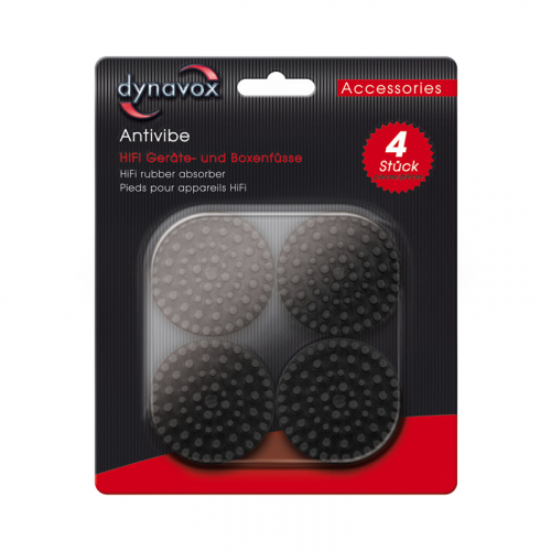 Dynavox AntiVibe Rund 53mm, 4-pack i gruppen Tillbehr / Vibrationsdmpning hos Ljudfokus.se (320207469)