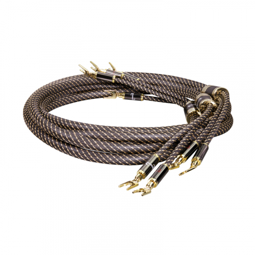 Dynavox Black Line LS-Kabel, terminerad hgtalarkabel 2x2 meter i gruppen Kablar / Hgtalarkablar hos Ljudfokus.se (320207482)