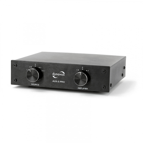 Dynavox AUX-S PRO lgnivomkopplare fr signakllor & dubbla frstrkare, svart i gruppen Installationsljud / Installationstillbehr hos Ljudfokus.se (320207767)