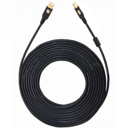 Oehlbach USB Kabel A/B, frsilvrad OFC-koppar 1.5 meter i gruppen Kablar / Digitala ljudkablar hos Ljudfokus.se (3209131)