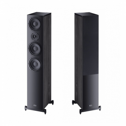 Heco Aurora 700 golvhögtalare Ebony Black, stereopar i gruppen Högtalare / Golvhögtalare hos Ljudfokus.se (320AURORA700BK)