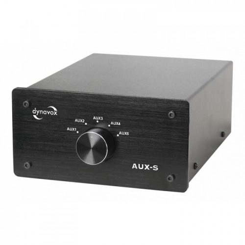 Dynavox AUX-S lgnivomkopplare fr signalkllor, svart i gruppen Installation / Installation Tillbehr hos Ljudfokus.se (320AUXSB)