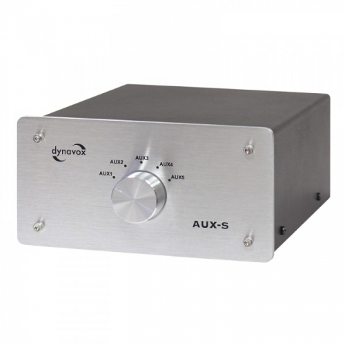 Dynavox AUX-S lgnivomkopplare fr signalkllor, silver i gruppen Installation / Installation Tillbehr hos Ljudfokus.se (320AUXSS)