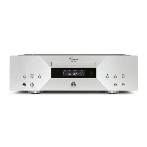 Vincent CD-600 CD-spelare med DAC & XLR, silver i gruppen Mediaspelare / CD-spelare hos Ljudfokus (320CD600S)