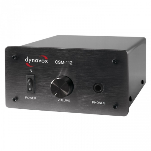 Dynavox CSM-112 hrlursfrstrkare, svart i gruppen Frstrkare / Hrlursfrstrkare & DAP-spelare hos Ljudfokus.se (320CSM112)