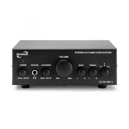 Dynavox CS-PA1 mkII kompakt stereofrstrkare, svart i gruppen Frstrkare / Stereofrstrkare hos Ljudfokus.se (320CSPA1MKB)