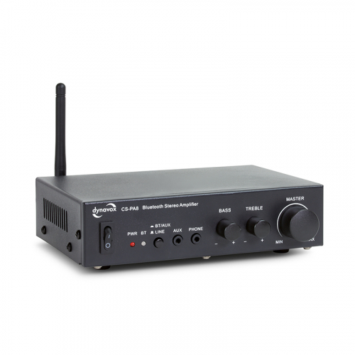 Dynavox CS-PA8 kompakt stereofrstrkare med Bluetooth, svart i gruppen Frstrkare / Stereofrstrkare hos Ljudfokus.se (320CSPA8)