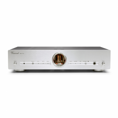Vincent TubeLine DAC-700 med rrbestyckning och XLR, silver i gruppen Mediaspelare / DAC hos Ljudfokus.se (320DAC700S)