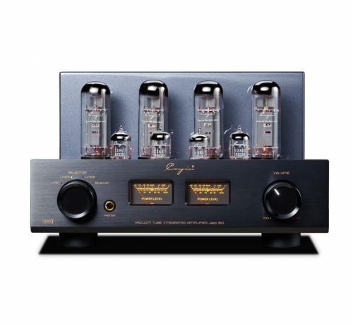 Cayin Jazz 80 rrfrstrkare med EL34 & Bluetooth, svart i gruppen Frstrkare / Stereofrstrkare hos Ljudfokus.se (320JAZZ80EL34B)