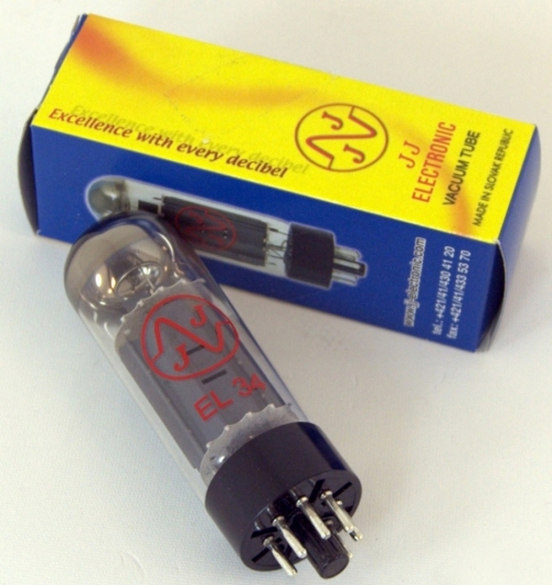 JJ Electronics EL34 effektrr, styck i gruppen vrigt / Elektroniktillbehr hos Ljudfokus.se (320JJEL34)