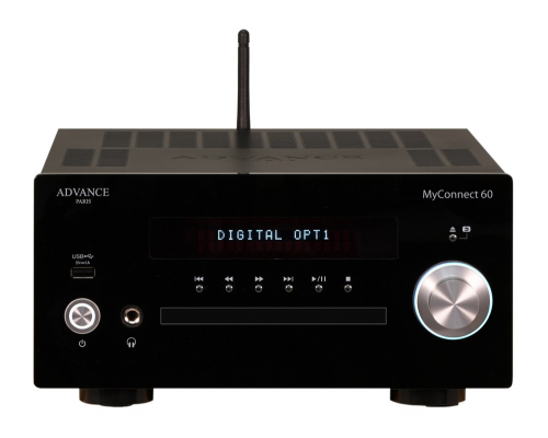 Advance Acoustic MyConnect 60 stereofrstrkare med CD, radio & ntverk, svart i gruppen Multiroom / Streamingfrstrkare hos Ljudfokus.se (320MC60B)