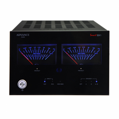 Advance Acoustic Smart BX1 stereoslutsteg i kompakt format, svart i gruppen Frstrkare / Stereofrstrkare hos Ljudfokus.se (320SMARTBX1B)