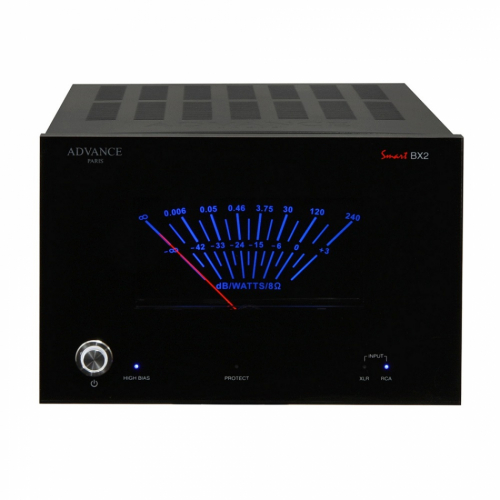 Advance Acoustic Smart BX2 monoblock i kompakt format med XLR, svart i gruppen Frstrkare / Stereofrstrkare hos Ljudfokus.se (320SMARTBX2B)