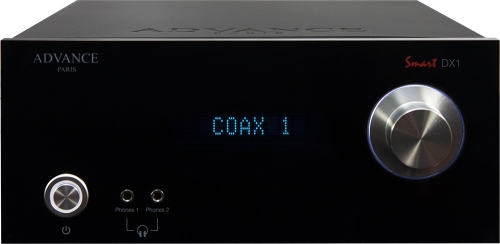 Advance Acoustic Smart DX1, midi-DAC svart i gruppen Mediaspelare / DAC - D/A-omvandlare hos Ljudfokus.se (320SMARTDX1B)