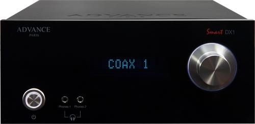 Advance Acoustic Smart DX1, midi-DAC svart i gruppen Mediaspelare / DAC hos Ljudfokus.se (320SMARTDX1B)