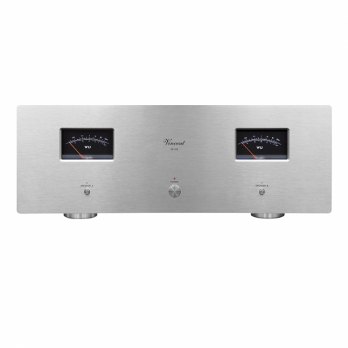 Vincent SP-332 rörbestyckat stereoslutsteg med XLR, silver Returexemplar i gruppen Kampanj / Fyndhörnan hos Ljudfokus.se (320SP332SB1)