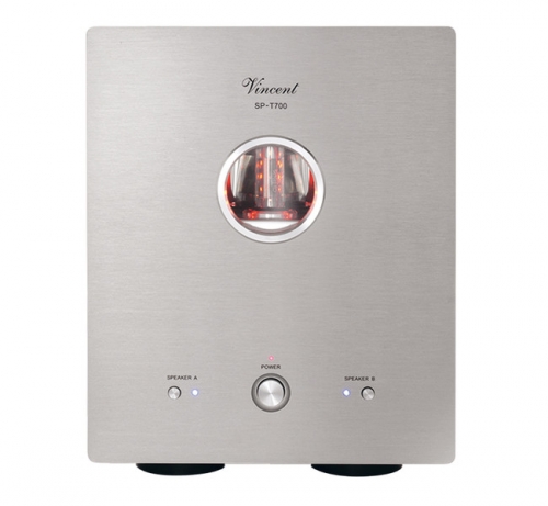 Vincent SP-T700 rrbestyckat monoblock, silver i gruppen Frstrkare / Stereofrstrkare hos Ljudfokus.se (320SPT700S)