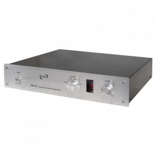 Dynavox TPR-43 rrbestyckat stereofrsteg, silver i gruppen Frstrkare / Stereofrstrkare hos Ljudfokus.se (320TPR43S)