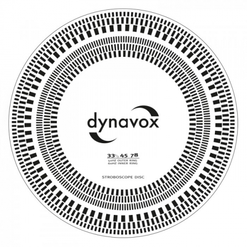 Dynavox TS-1 stroboskopskiva fr vinylspelare i gruppen Tillbehr / Vinylspelartillbehr hos Ljudfokus.se (320TS1)