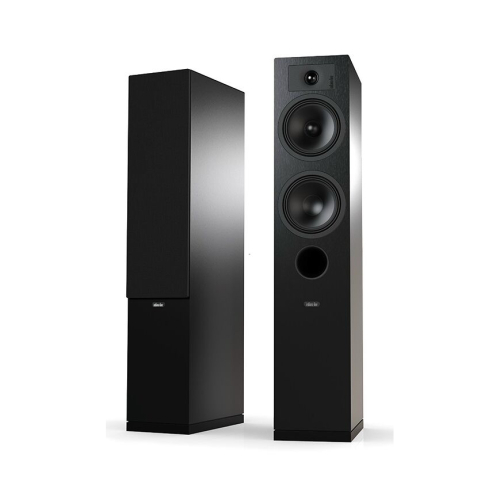 Indiana Line Tesi 5 golvhögtalare, svart par i gruppen Högtalare / Golvhögtalare hos Ljudfokus.se (322TESI5B)