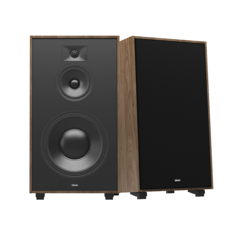 Indiana Line Utah 8 Vintage-inspirerade golvhögtalare, valnöt par i gruppen Högtalare / Golvhögtalare hos Ljudfokus.se (322UTAH8W)