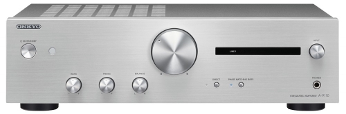 Onkyo A-9110 frstrkare, silver i gruppen Frstrkare / Stereofrstrkare hos Ljudfokus.se (350A9110S)