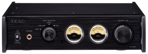 Teac AX-505 stereofrstrkare med Hypex-moduler, svart i gruppen Frstrkare / Stereofrstrkare hos Ljudfokus.se (350AX505B)