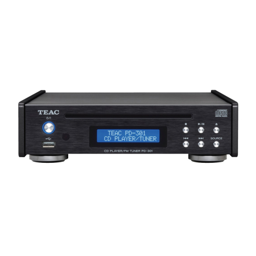 Teac PD-301DAB-X kompakt CD-spelare med radio, svart i gruppen Mediaspelare / CD-spelare hos Ljudfokus.se (350PD301DABB)
