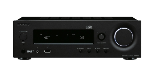 Onkyo R-N855 ntverksreceiver, svart i gruppen Frstrkare / Stereofrstrkare hos Ljudfokus.se (350RN855B)