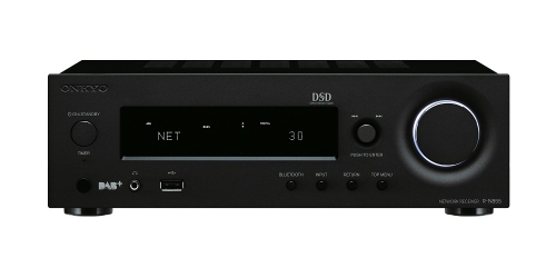 Onkyo R-N855 ntverksreceiver, svart i gruppen Frstrkare / Stereofrstrkare hos Ljudfokus.se (350RN855B)