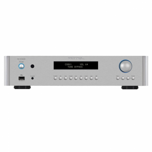 Rotel RC1572 MKII stereofrsteg med DAC, RIAA-steg & MQA-std, silver i gruppen Frstrkare / Stereofrstrkare hos Ljudfokus.se (352RC1572MKIIS)